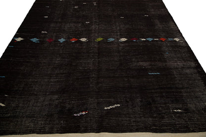 Unique Vintage Kilim rug, Area Old rug ,Organic rug ,Antique rug ,1970's Turkish rug, 7x11 Kilim rug, Turkey rug, Wool Fine rug, 7829