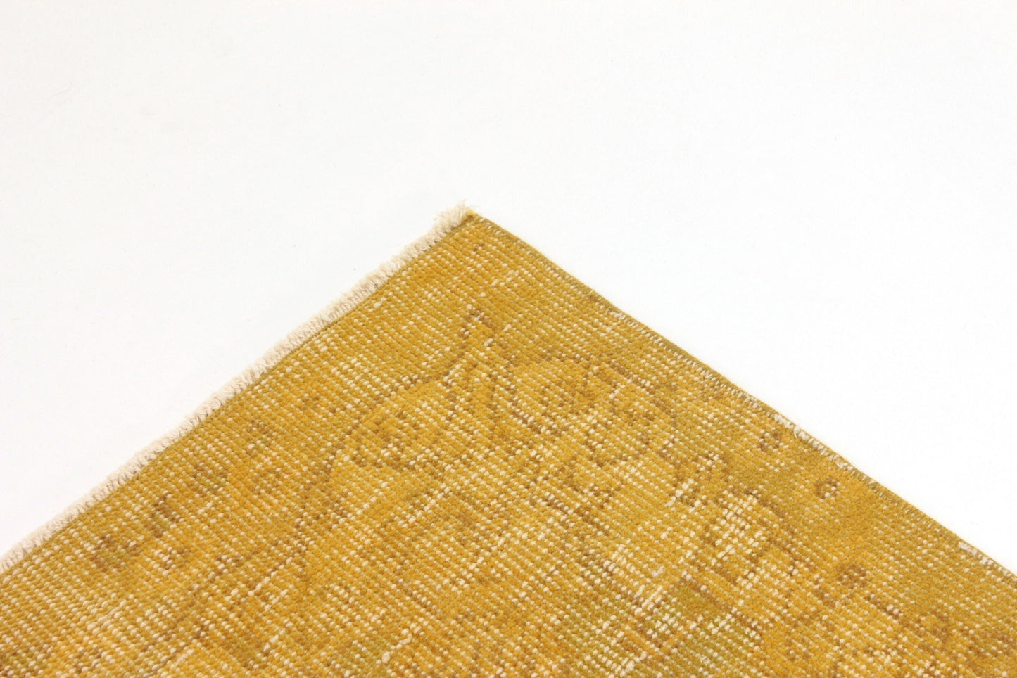 Turkish Rug Mustard, 5x8 Yellow Rug, Oushak Rug, Overdyed Rug, Vintage Rug, Bedroom Rug, Kid Room Rug, Coastal Decor, 3693