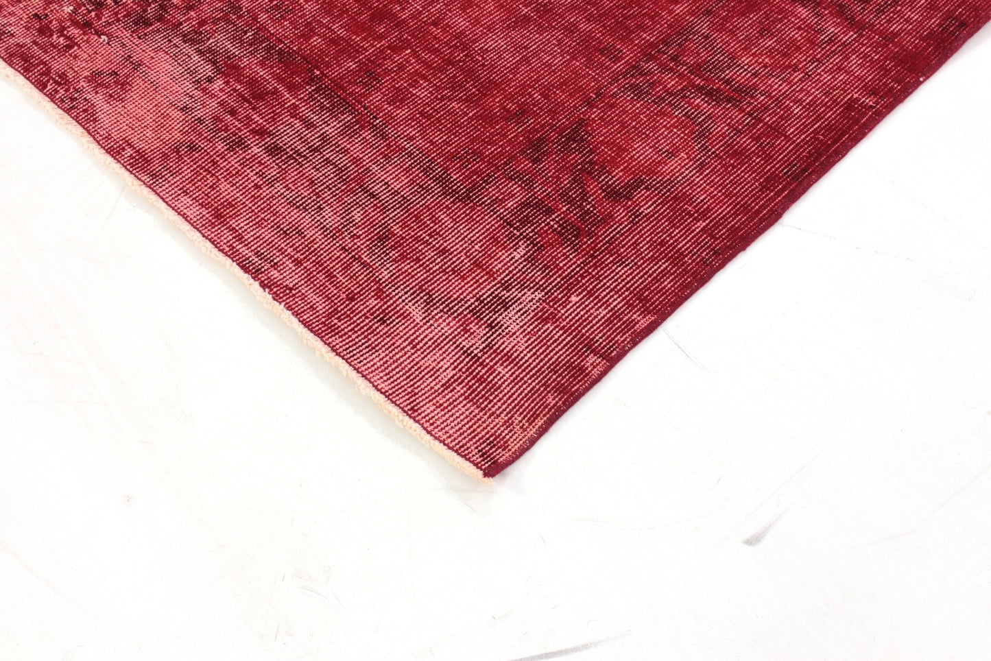 Rug 5x7, Red Vintage Turkish Carpet Rug, Bohemian Rug, Overdyed Rug, Floral Rug, Bedroom Rug, Boho Decor,3337