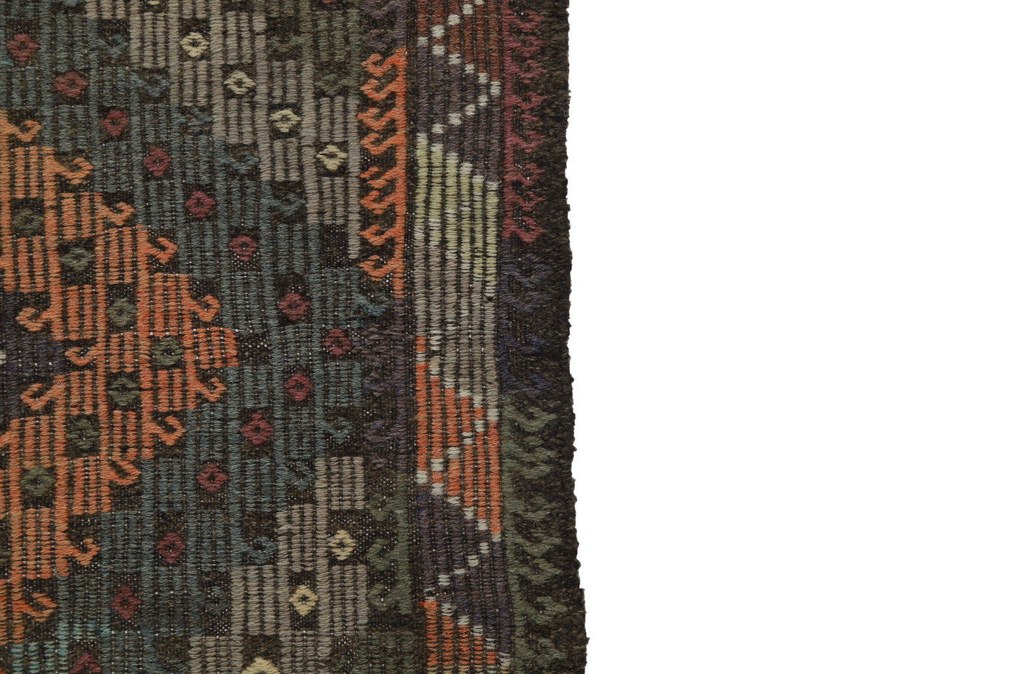 Kilim rug Terracotta, Turkish Kilim rug Eclectic ,One of a kind Vintage Kilim Rug ,Handmade Kilim Rug, Area Rug 7x9, KiLİM RUG 7x9, 8179