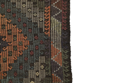 Kilim rug Terracotta, Turkish Kilim rug Eclectic ,One of a kind Vintage Kilim Rug ,Handmade Kilim Rug, Area Rug 7x9, KiLİM RUG 7x9, 8179