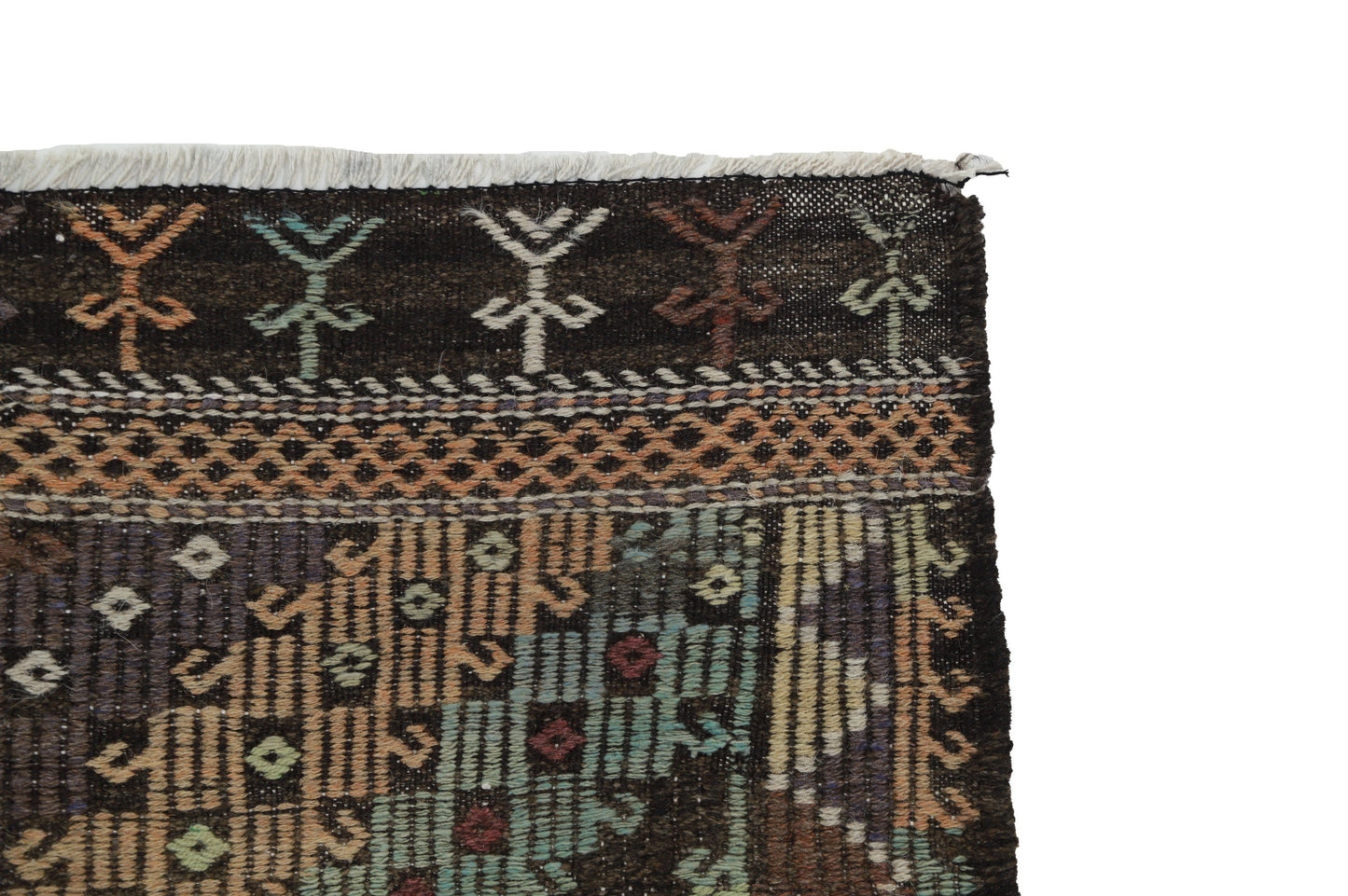 Kilim rug Terracotta, Turkish Kilim rug Eclectic ,One of a kind Vintage Kilim Rug ,Handmade Kilim Rug, Area Rug 7x9, KiLİM RUG 7x9, 8179