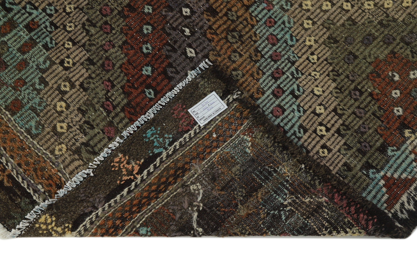 Kilim rug Terracotta, Turkish Kilim rug Eclectic ,One of a kind Vintage Kilim Rug ,Handmade Kilim Rug, Area Rug 7x9, KiLİM RUG 7x9, 8179