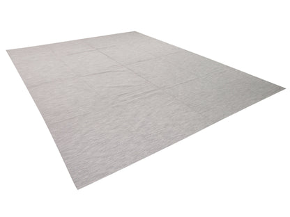 Turkish Kilim Rug, Oversize Area Kilim Rug, different sizes handmade kilim rug, contemporary gray living room rug, plain gray wool kilim rug