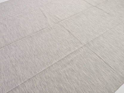 Turkish Kilim Rug, Oversize Area Kilim Rug, different sizes handmade kilim rug, contemporary gray living room rug, plain gray wool kilim rug