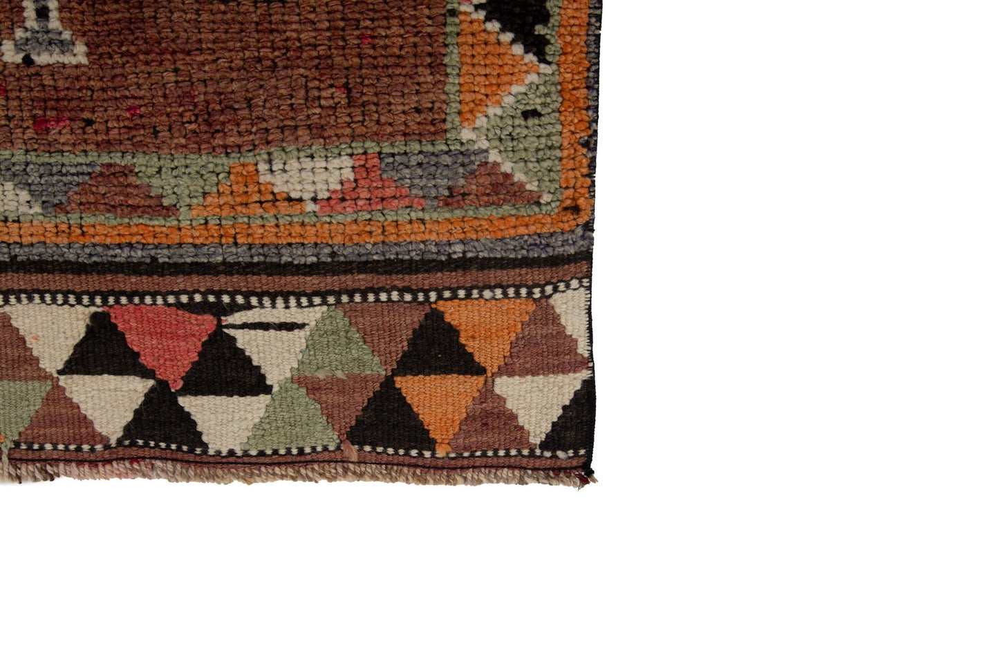 3x12 Turkish Vintage Oushak Carpet Hallway Kitchen Floor Runner Rug, 7782