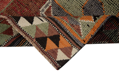 3x12 Turkish Vintage Oushak Carpet Hallway Kitchen Floor Runner Rug, 7782
