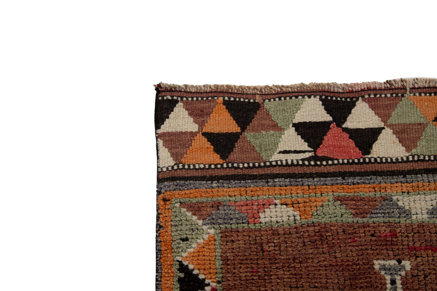 3x12 Turkish Vintage Oushak Carpet Hallway Kitchen Floor Runner Rug, 7782