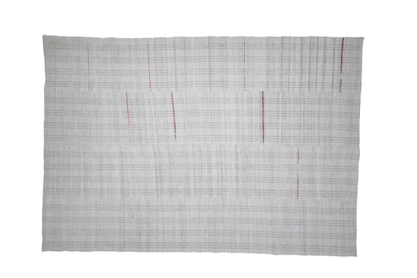 Kilim Rug Gray 8x11, Turkish Vintage Kilim Rug, Minimalist Kilim Rug, Large Oversize Kilim Rug, Contemporary decor, Rug Living room, 7251