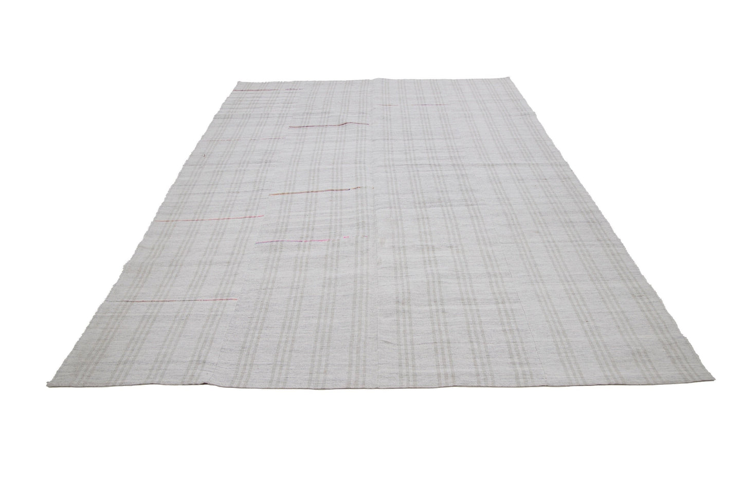 Kilim Rug Gray 8x11, Turkish Vintage Kilim Rug, Minimalist Kilim Rug, Large Oversize Kilim Rug, Contemporary decor, Rug Living room, 7251