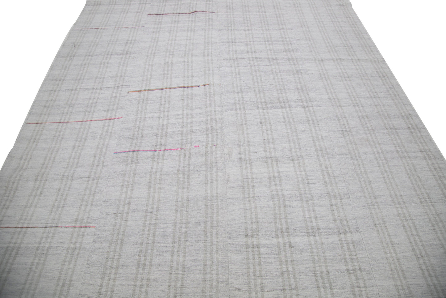 Kilim Rug Gray 8x11, Turkish Vintage Kilim Rug, Minimalist Kilim Rug, Large Oversize Kilim Rug, Contemporary decor, Rug Living room, 7251