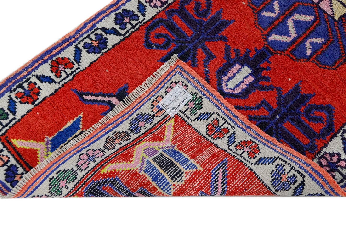 Bohemian Chic Carpet Runner, Turkish runner, Hallway Rug, Vintage Runner, Oushak runner, Kitchen rug, Long Floor, Runner rug 3x13, 7228