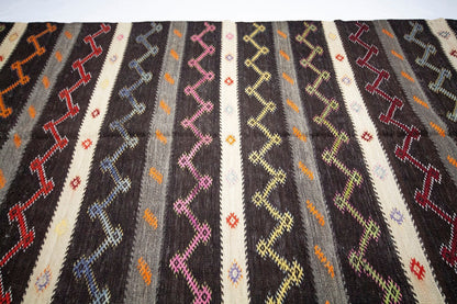 Turkish Kilim Vintage rug, Kilim rug 6x11 , Neutral rug, Unique rug, Ethnic rug, Handmade rug, Embroidery rug, Entryway rug,2029