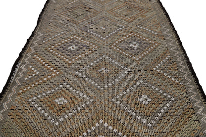 Kilim rug 7x10, Contemporary Decor Kilim rug ,Turkish Vintage Kilim rug 7x10 ,Area Wool Decorative Rug, KİLİM RUG ,Living room, 8064