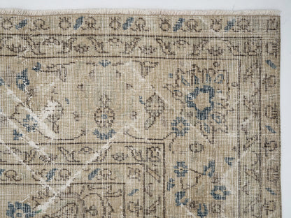 Handmade Area Rug, Turkish Vintage Rug, Oushak Unique Rug, Neutral Rug, Living Room Rug, Oversize Rug, Rug 8x12, Large Rug,Carpet Rug, 11531