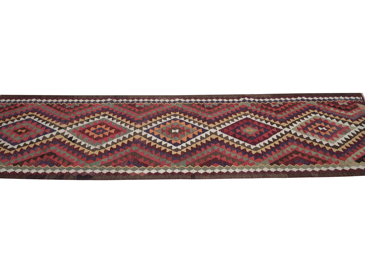 Vintage Runner, Turkish Runner, Oushak Runner, Rug Runner, Handmade Runner Rug, Kilim Runner Rug, Anatolia Rug, Runner Rug 3x10, 11370