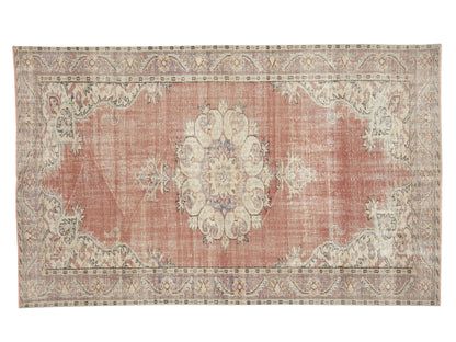 Oushak Area Rug, Turkish Handmade Rug, Vintage Antique Rug, Entryway Rug, Carpet Rug, Anatolia Rug, Bohemian Rug, Turkey Rug, Rug 6x9, 12034