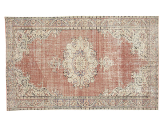 Oushak Area Rug, Turkish Handmade Rug, Vintage Antique Rug, Entryway Rug, Carpet Rug, Anatolia Rug, Bohemian Rug, Turkey Rug, Rug 6x9, 12034