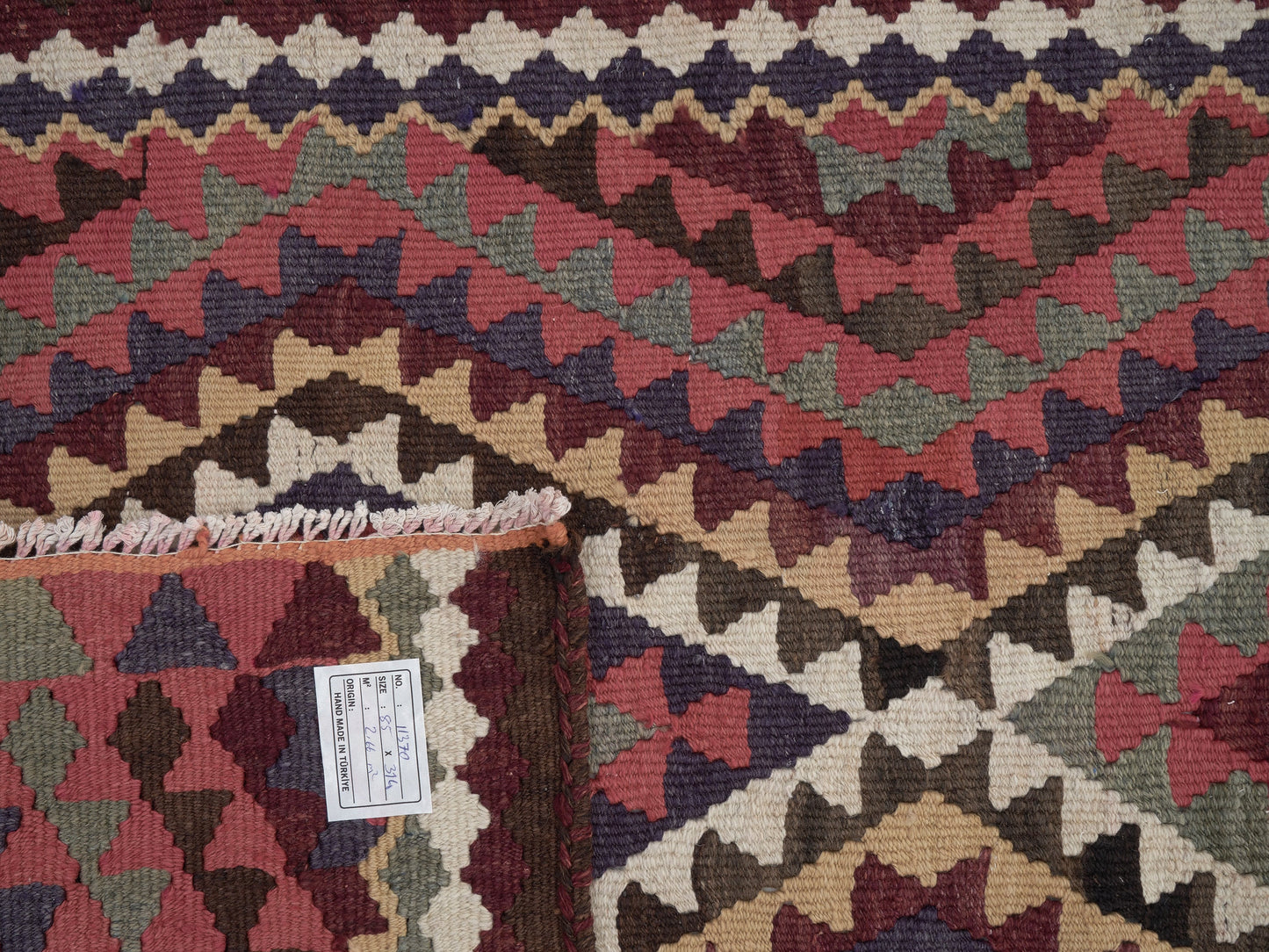 Vintage Runner, Turkish Runner, Oushak Runner, Rug Runner, Handmade Runner Rug, Kilim Runner Rug, Anatolia Rug, Runner Rug 3x10, 11370