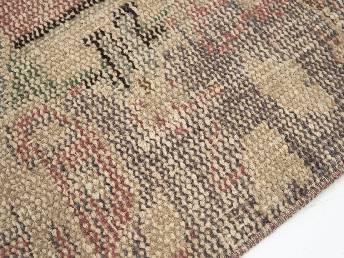 Vintage Handmade Rug, Turkish Oushak Rug, Area Eclectic Rug, Neutral Faded Rug, Bedroom Rug, Bohemian Rug, Anatolia Rug, Rug 6x9, 12032