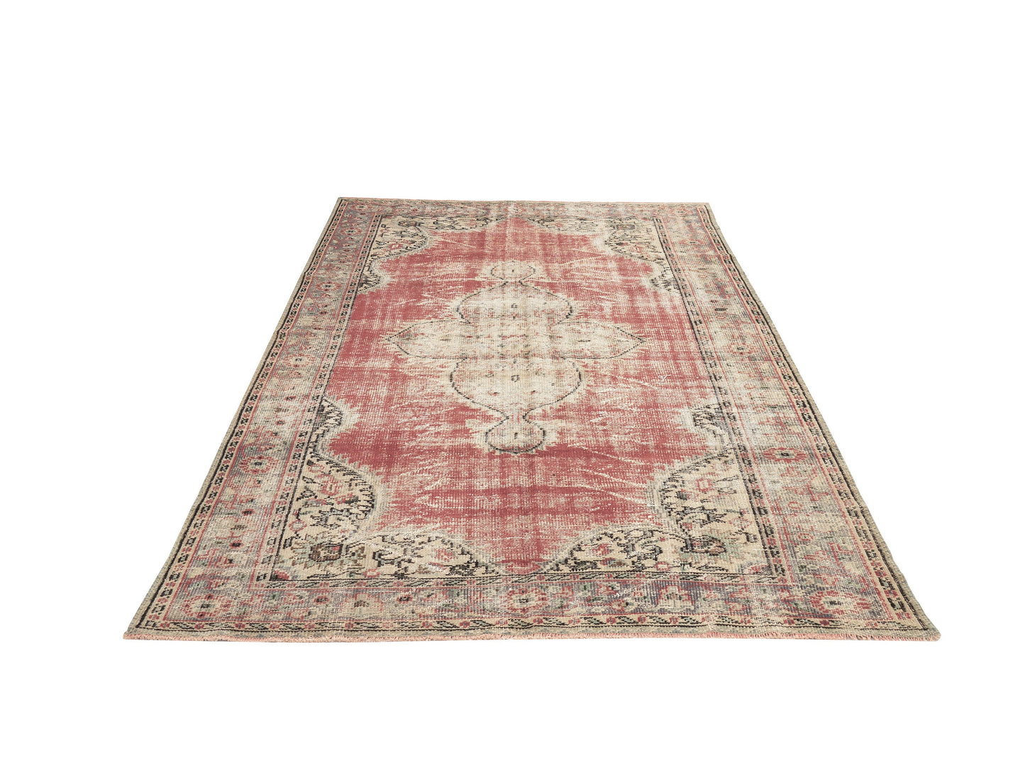 Turkey Rug, Rug 6x9, Vintage Rug, Oushak Rug, Area Rug, Turkish Rug, Handmade Rug, Neutral Rug, Office Rug, Carpet Rug, Anatolia Rug, 12036