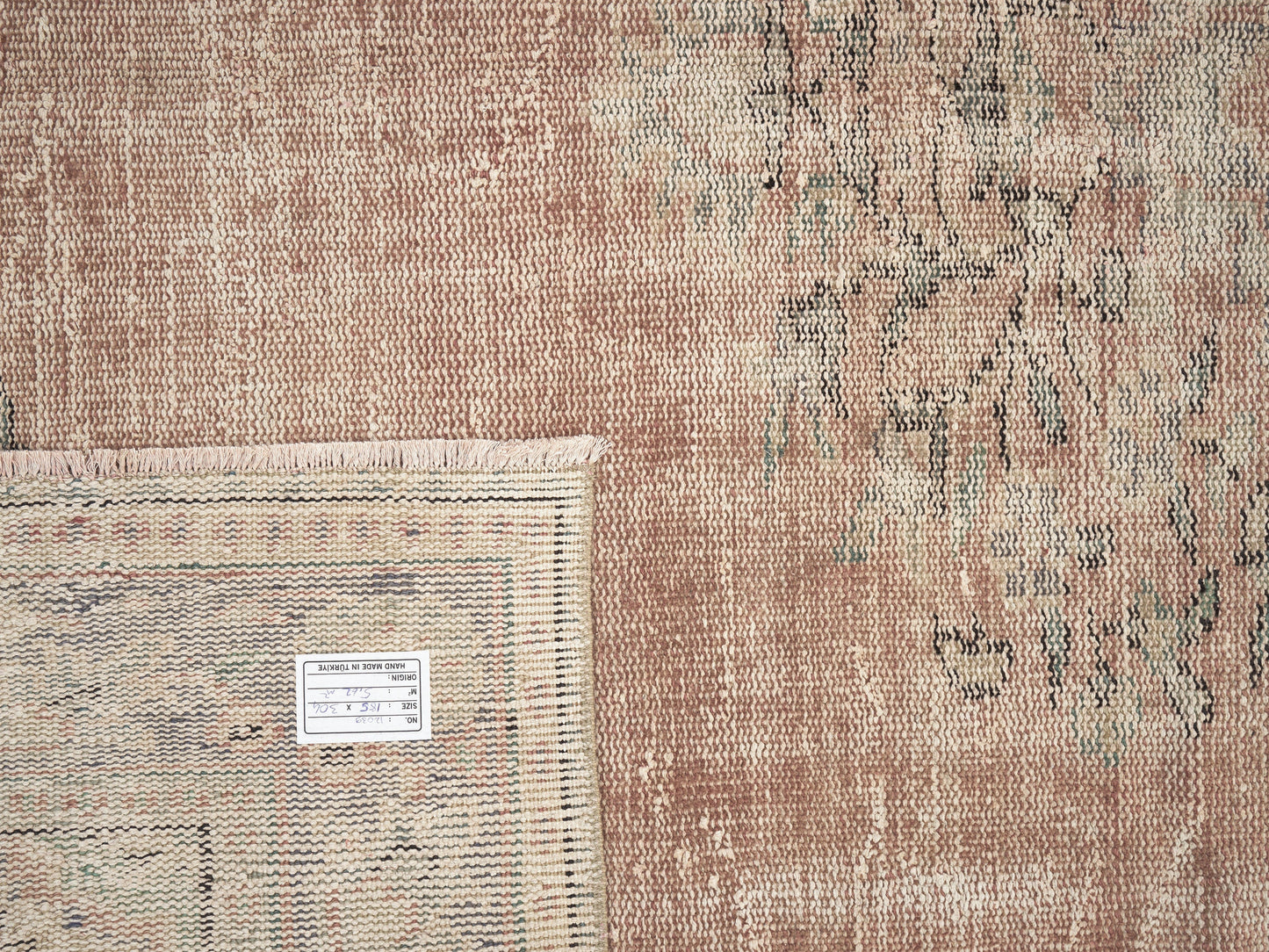 Turkish Handmade Area Rug, Neutral Muted Rug, Vintage Oushak Antique Rug, Living Room Rug, Turkey Rug, Vintage Carpet, Rug 6x10, 12039