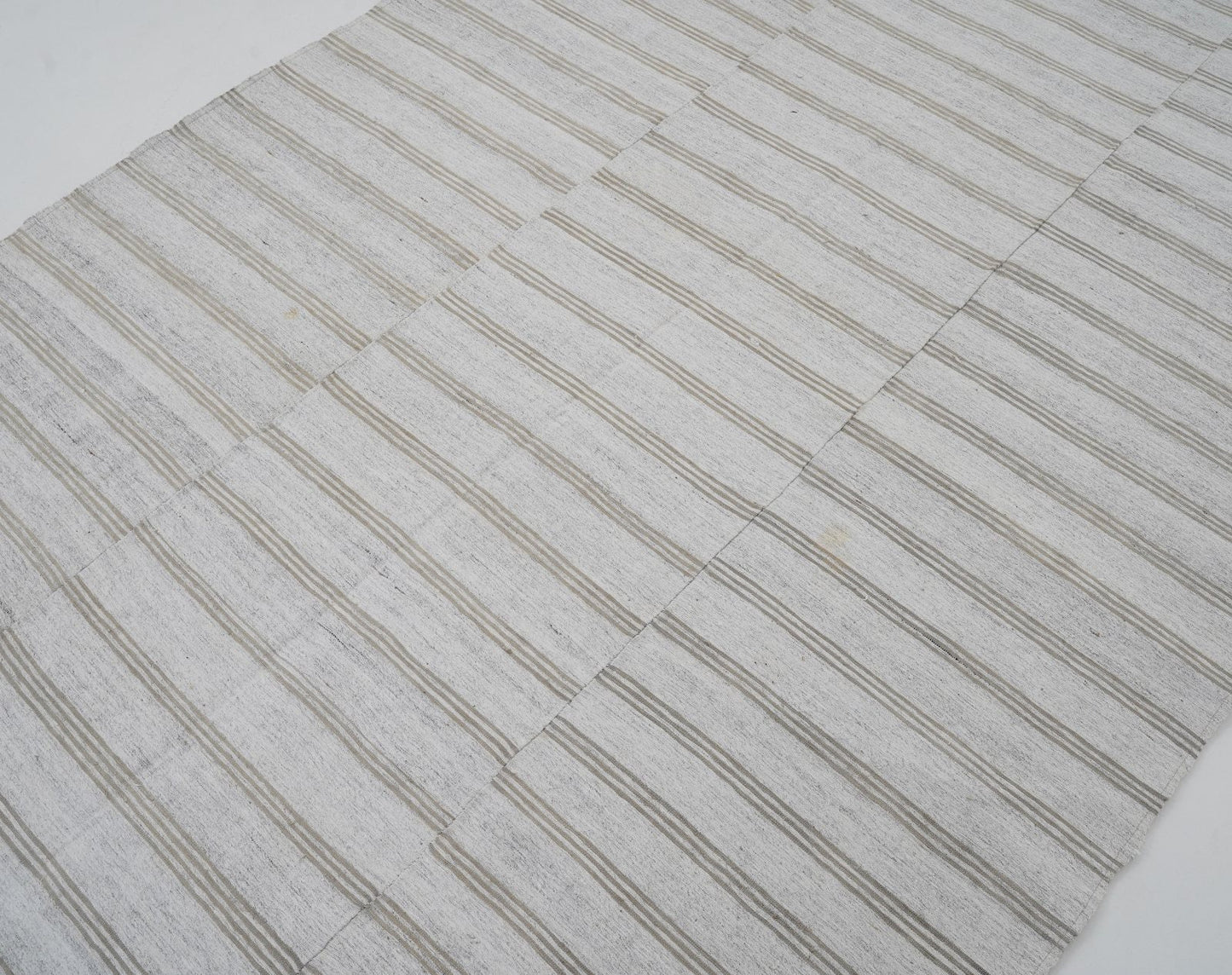 Turkish Striped Kilim Rug, Vintage Handmade Kilim Rug, Area Unique Kilim Rug, Neutral Muted Rug, Kilim Rug 6x9, Contemporary Decor, 12959
