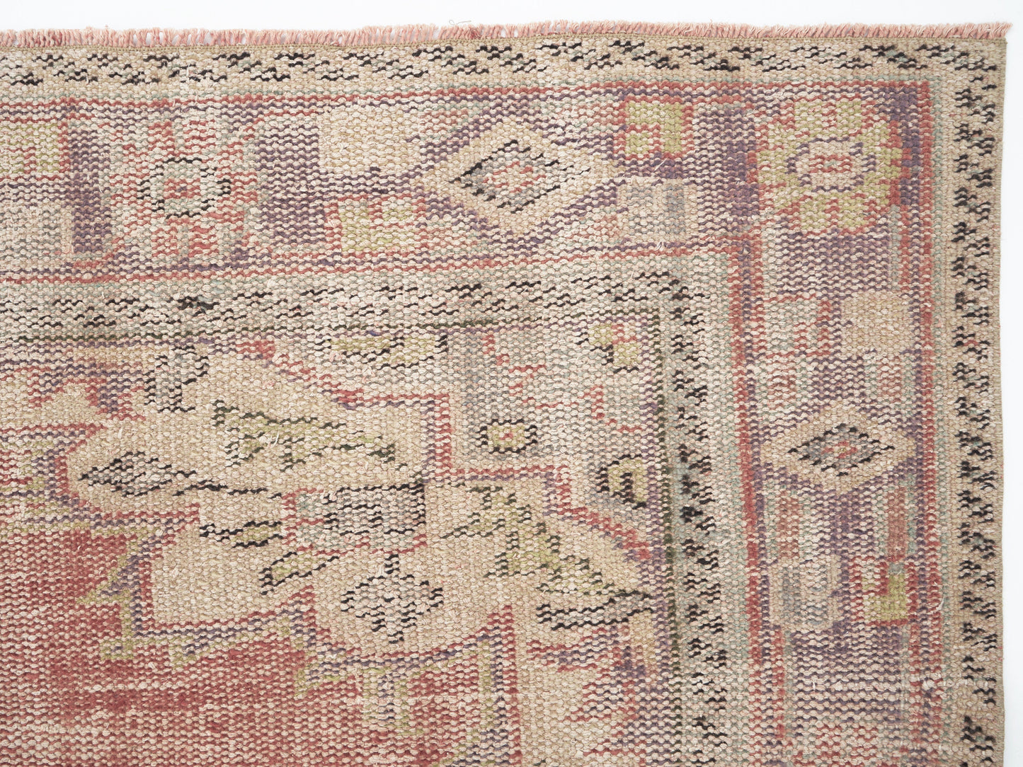 Vintage Oushak Rug, Turkish Handmade Area Rug, Neutral Floor Rug, Anatolia Rug, Living Room Rug, Turkey Rug, Carpet Rug, Rug 6x9, 12015