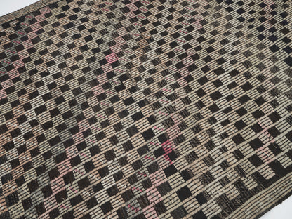 Rug Kilim 5x8, Handmade Vintage Kilim Rug, Area Antique Kilim Rug, Turkish Rustic Kilim Rug, Primitive Rug, Office Rug, Neutral Rug, 12590